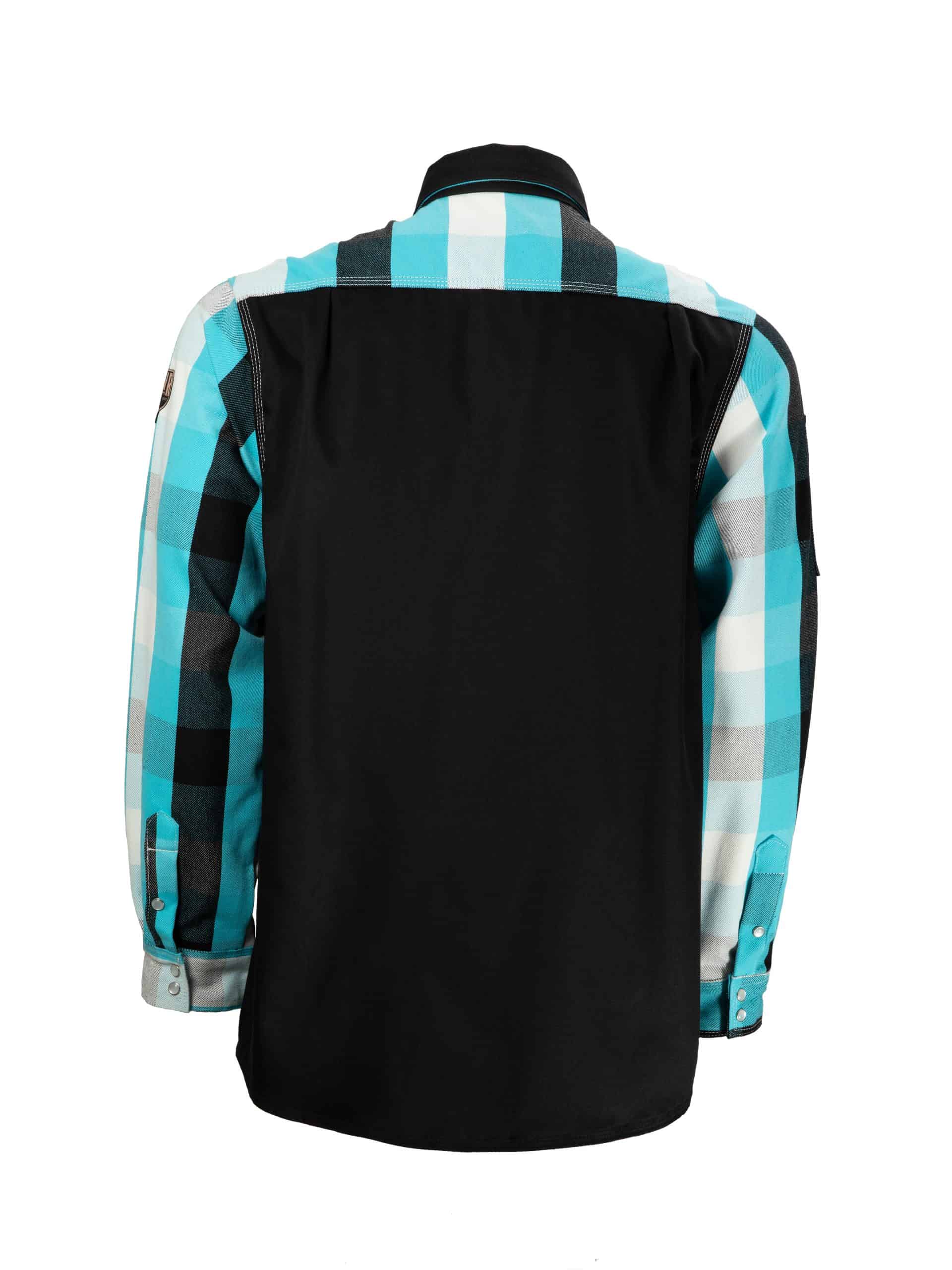 CAT2 FR Welding Shirt – 'Berta Blues – NFPA 2112 Certified Workwear