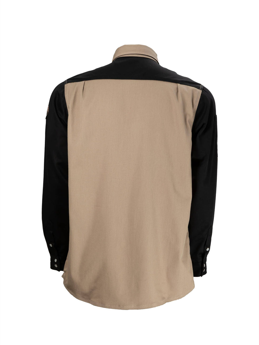 CAT2 FR Welding Shirt – Khaki/Black – NFPA 2112 Certified Workwear