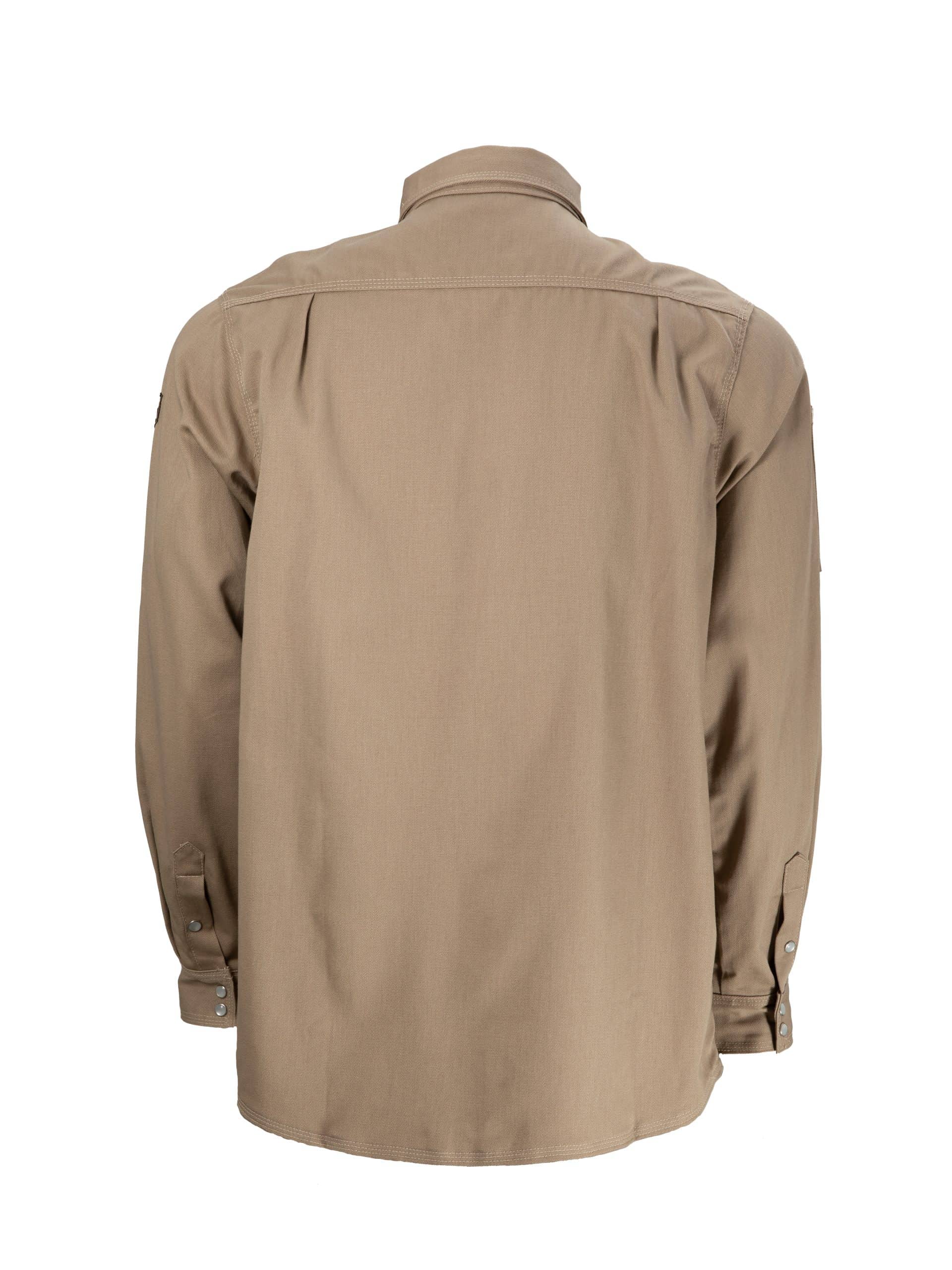 CAT2 FR Welding Shirt – Traditional Tan – NFPA 2112 Certified Workwear